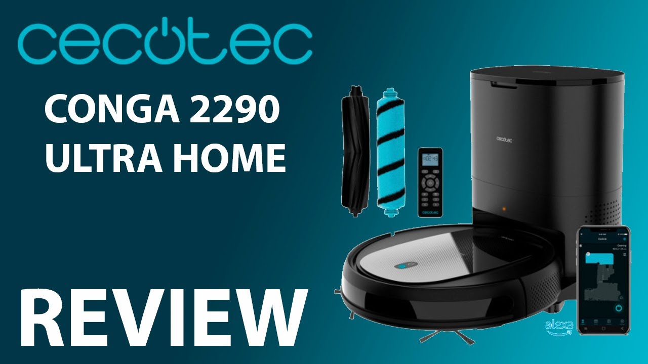 Watch Cecotec Conga 2290 Ultra Home | Robot Aspirador con Autovaciado de depósito | Review Now Cecotec Conga 2290 Ultra Home | Robot Aspirador con Autovaciado de depósito | Review