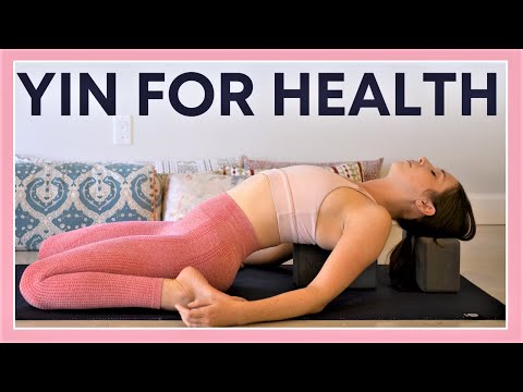 Yin Yoga & Affirmations for HEALTH - Yin Yoga with Blocks thumbnail