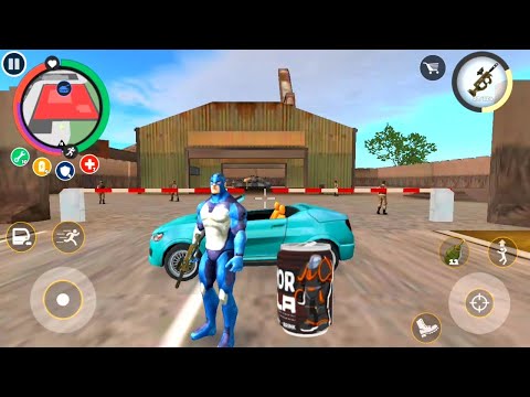 Rope Hero Vice Town | Rope Hero Fight on Army Man | Transformer Tank Fight Ny City Police | Games on
