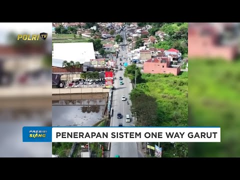 SATLANTAS POLRES GARUT BERLAKUKAN ONE WAY ANTISIPASI KEPADATAN ARUS LIBURAN TAHUN BARU 2026