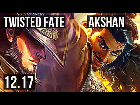 TWISTED FATE vs AKSHAN (MID) | 72% winrate, 9/2/13, Legendary | EUW Master | 12.17