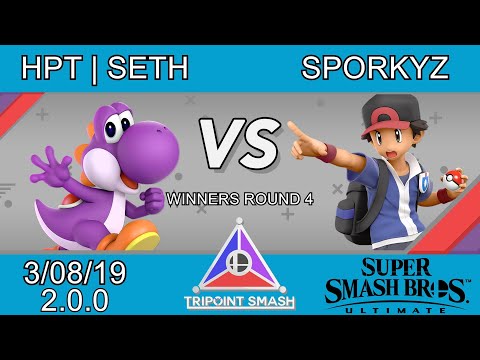 Tripoint Smash  - Winners Round 4 - HPT | Seth(Yoshi) Vs. Sporkyz(Pokemon Trainer)