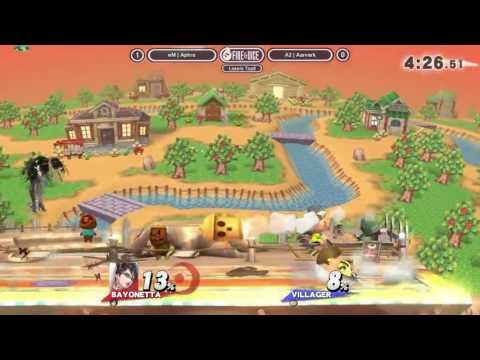 Frame Perfect - Losers Quarters: eM | Aphro (Bayonetta) vs A2 | Aarvark (Villager)