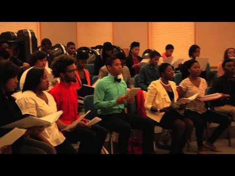 Lincoln University Concert Choir - in rehearsal
