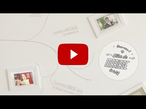 Exemple de film de mariage avec galerie photos