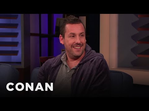 Conan Ran Into A Barefoot Adam Sandler In A Hotel Restaurant | CONAN on TBS