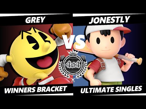 4o4 Smash Night 77 - Grey (Pac-Man) vs REAL| Jonestly (Ness) - Winners Round 3