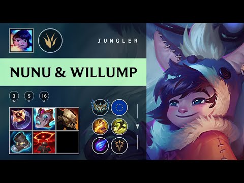 Nunu & Willump Jungle vs Qiyana - EUW Challenger Patch 25.24