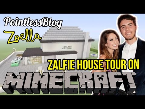 Exclusive Zalfie House Tour on Minecraft!!