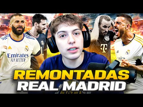 DAVOO XENEIZE REACCIONA A LAS MEJORES REMONTADAS DEL REAL MADRID EN CHAMPIONS LEAGUE (ULTIMOS AÑOS)