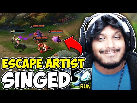 YOU WON'T SEE A SINGED ESCAPE ARTIST LIKE MINISHCAP!! (MAKE THEM CHASE)