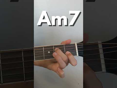 Guitar lessons for beginners (Am7 chord) #guitar #chord