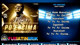 Daddy Yankee - Po Encima (Original) letra