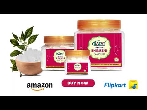 SATAT Pure Bhimseni Camphor 250g Jar - Pack of 1