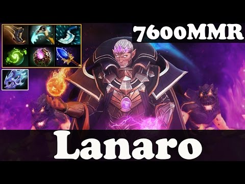 Dota 2 - Lanaro 7600 MMR Plays Invoker vol 2 - Pub Match Gameplay