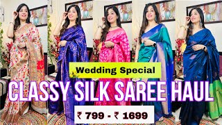 Amazon Saree Haul | Wedding special Saree collection starting ₹ 799 only🤗@fashionfusions