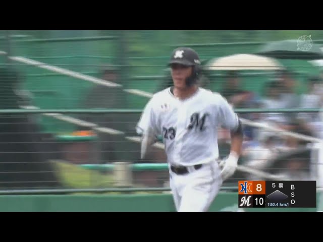 【ファーム】マリーンズ・石川慎吾 レフトへのホームランで突き放す!! 2024年6月30日 千葉ロッテマリーンズ 対 オイシックス新潟アルビレックスBC