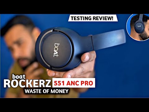 Thumbnail for Boat Rockerz 551 ANC PRO Headphone Detail review⚡️72 hours playtime with 42db hybrid ANC
