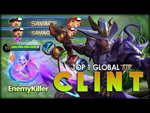 Savage Everywhere! Perfect Penetrates Bullet by EnemyKiller Top 1 Global Clint - Mobile Legends