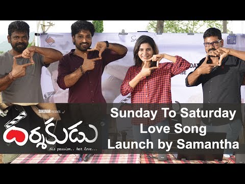 Samantha Launches Darshakudu song