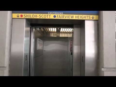 Lovely Scenic Montgomery Hydraulic Elevator at 8th and Pine Metrolink