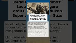 Download lagu Israel Ultimatum Hamas: Lucuti Senjata Segera atau Hadapi Pendudukan Sepenuhnya di Jalur Gaza mp3 Download lagu Israel Ultimatum Hamas: Lucuti Senjata Segera atau Hadapi Pendudukan Sepenuhnya di Jalur Gaza mp3