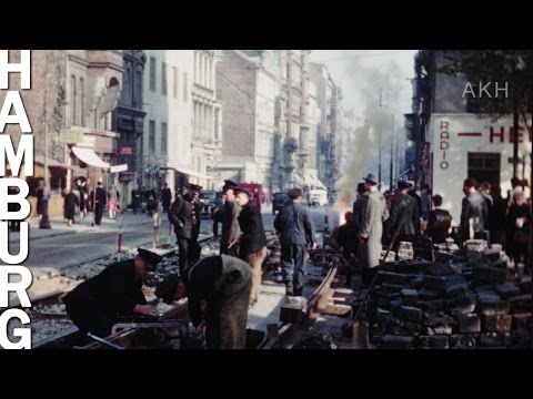 Hamburg in den 1950ern in Farbe und HD