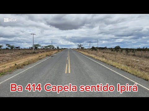 Rodoanel da Ba 414 em Pintadas / Bahia. A obra concluído. 
