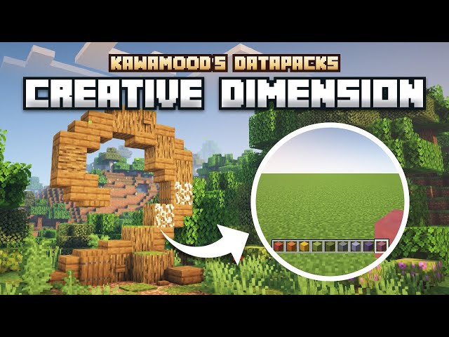 Safe Creative Dimension for Survival Worlds Minecraft Data Pack