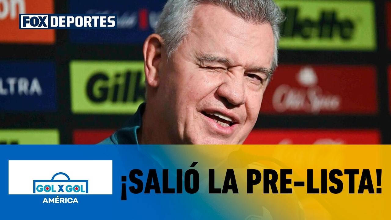 ⚽🇲🇽 SELECCIÓN MEXICANA | Javier Aguirre presentó su pre-lista de 55 futbolistas | GolXGol