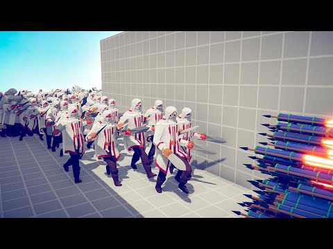 100x ASSASSINS vs EVERY GOD - TABS | Totally Accurate Battle Simulator 2022