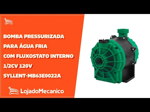 Bomba Pressurizada para Água Fria com Fluxostato Interno 1CV 220V - Video