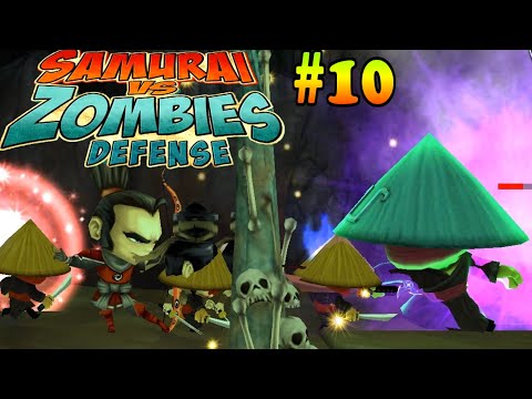 Samurai vs Zombies Final BOSS Wave 70 Ep.10 (Old Cool Game HD)