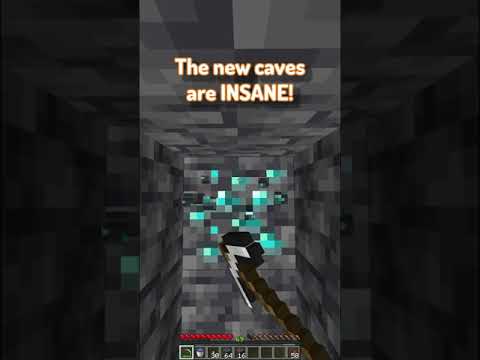 Insane Minecraft Caves - You Won't Believe It! #shorts