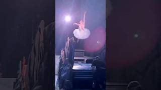JUMP OF WHITE SWAN | View from behind the stage | Ballet &#39;Swan Lake&#39;