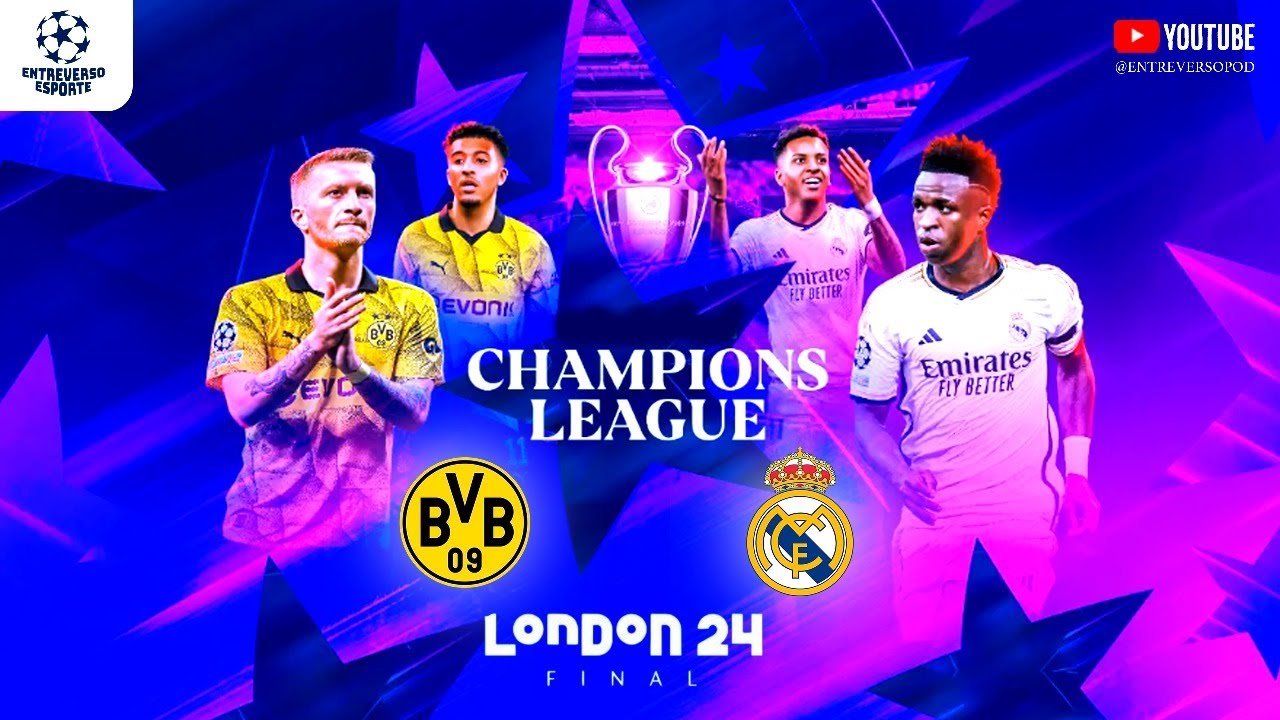 Final da Champions League 2024 | Real Madrid 2 x 0 Borussia Dortmund 🎉⚽