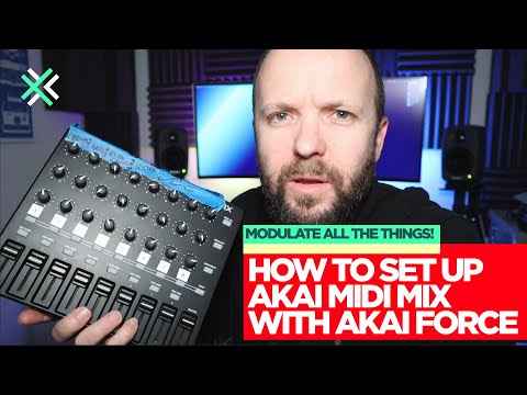 How to set up an Akai Midi Mix with an Akai Force - It's so easy!