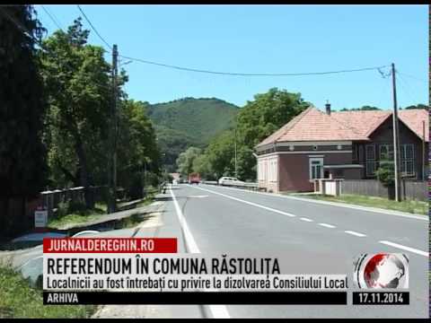 REFERENDUM ÎN COMUNA RĂSTOLIŢA (2014 11 17)