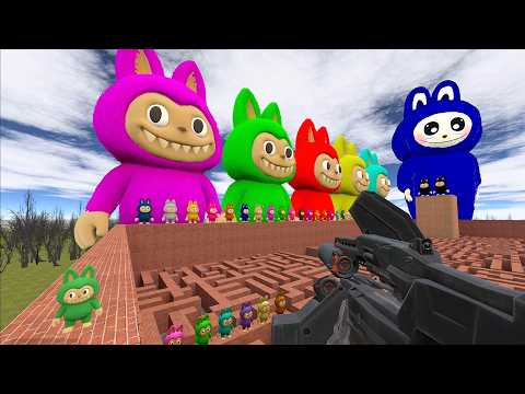 Giant Rainbow Labubu's maze Gmod EP 16