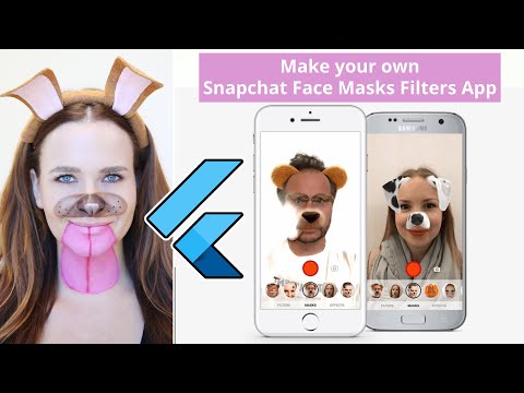 Flutter Android iOS Snapchat Face Filters Clone App Augmented Reality AR AI Augmented Faces