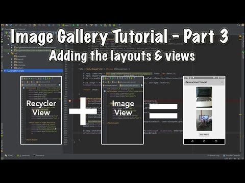 How to create an android gallery app using RecyclerView - Part 3
