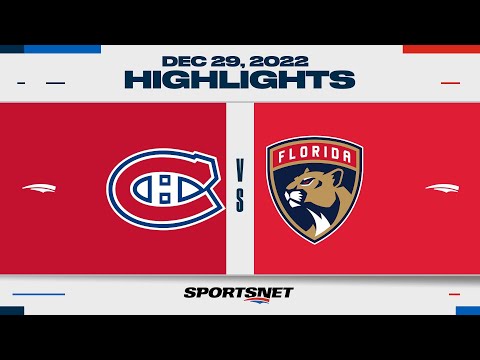 NHL Highlights | Canadiens vs. Panthers - December 29, 2022