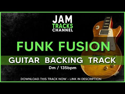 Funk Fusion/Jazz Funk Guitar Backing Track in Dm