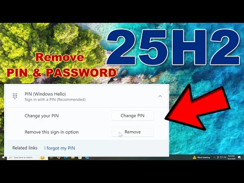 🔹Как удалить PIN-код и пароль для входа в Windows 11 25H2 (без программного обеспечения)
