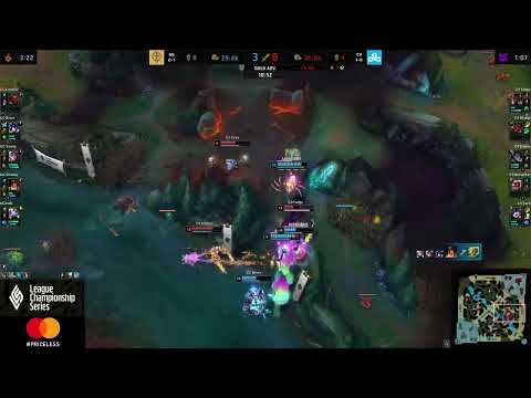 C9 FUDGE QUADRA KILL ON K'SANTE - CLOUD9 VS GOLDEN GUARDIANS | #lcs