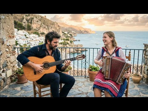Flamenco Rumba Guitar with Accordion | Peaceful Mediterranean Instrumental