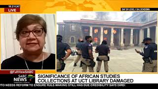 Cape Town Fire | Impact of the fire on UCT libraries: Ujala Satgoor