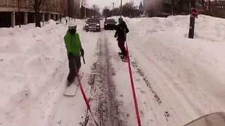 preview picture of video 'Street snowbording Halifax-novascotia'