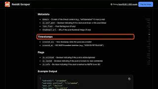 Reddit Scraper — Apify Actor Walkthrough