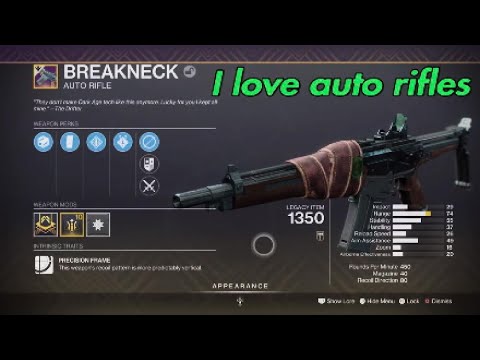 Breakneck is my new favorite Sunset weapon in Destiny 2